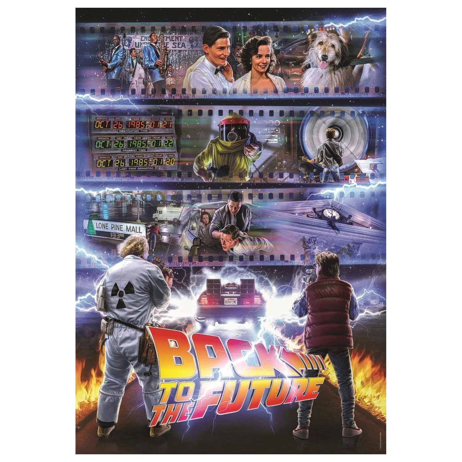Back To The Future puzzle 1000db-os termékfotó