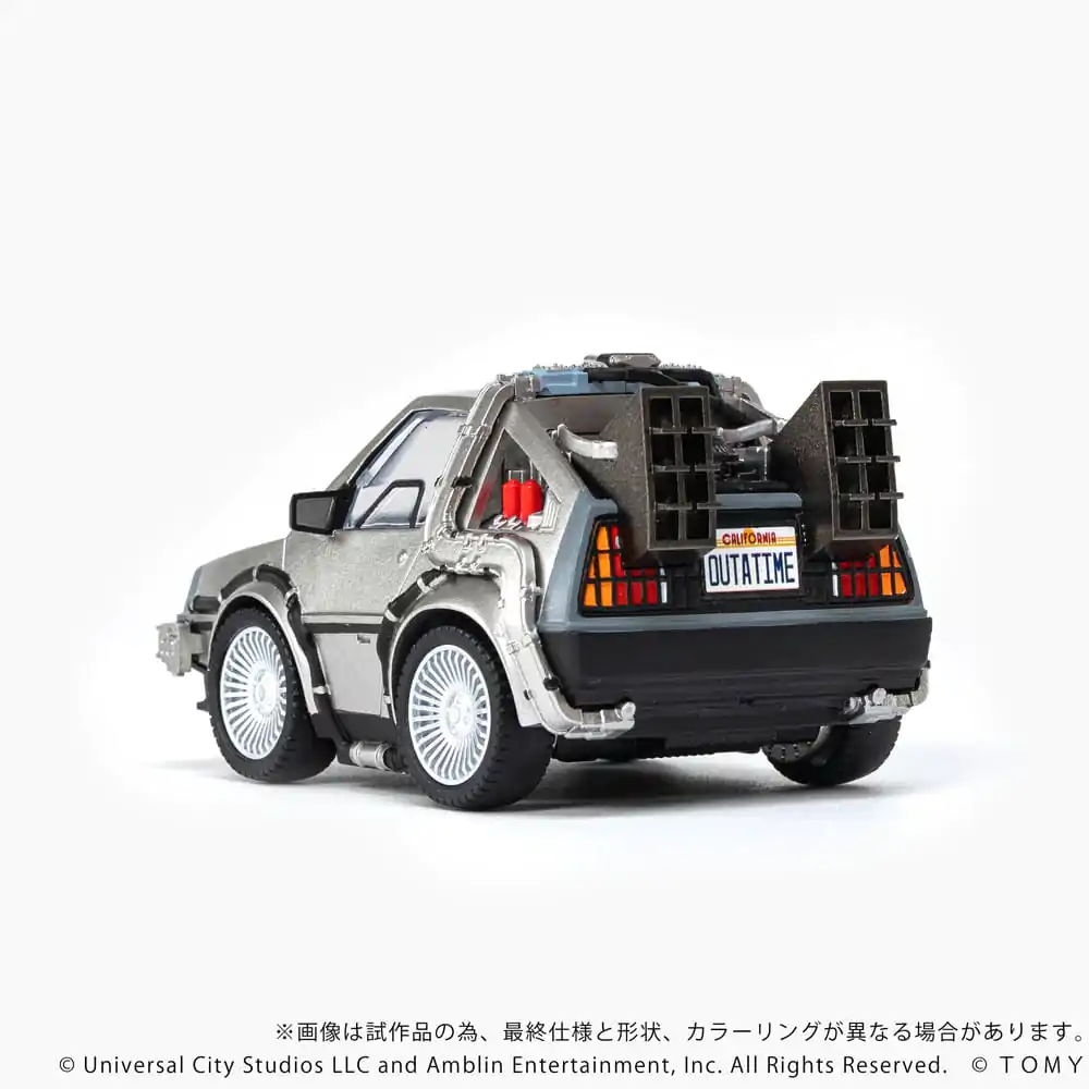 Back to the Future Q-Village jármű és mini-figurák Time Machine 9 cm termékfotó