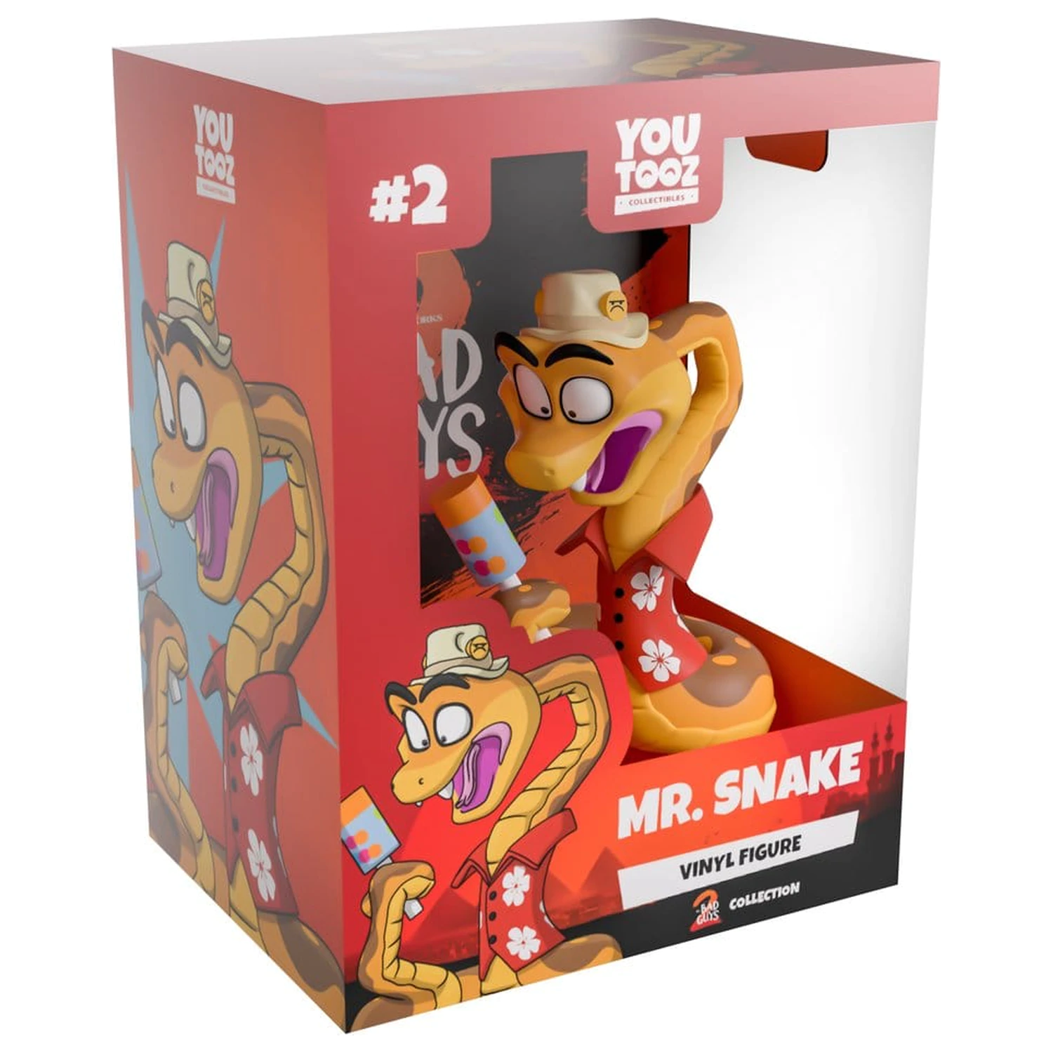 Bad Guys 2 Vinyl figura Mr. Snake 11 cm      termékfotó