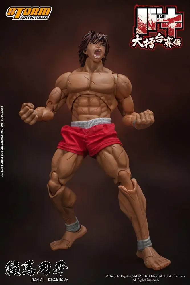 Baki 1/12 Baki Hanma akciófigura 18 cm termékfotó