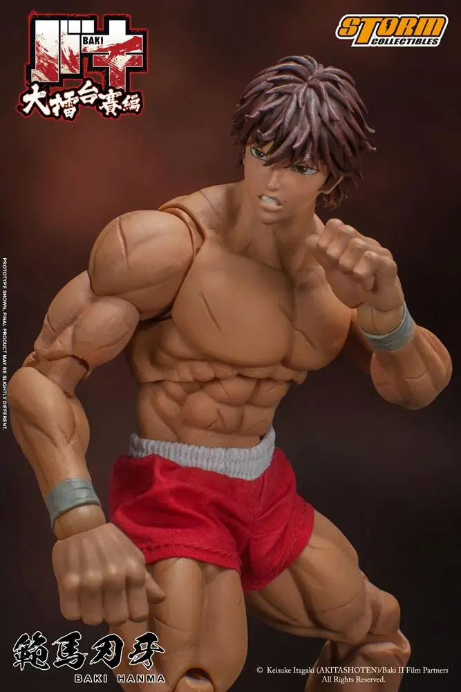 Baki 1/12 Baki Hanma akciófigura 18 cm termékfotó