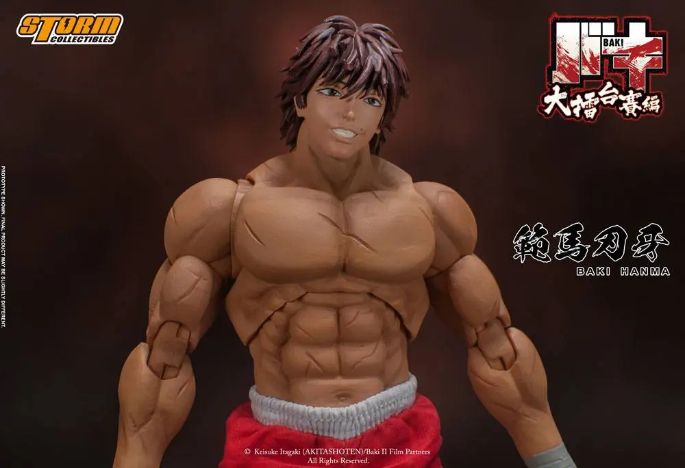 Baki 1/12 Baki Hanma akciófigura 18 cm termékfotó