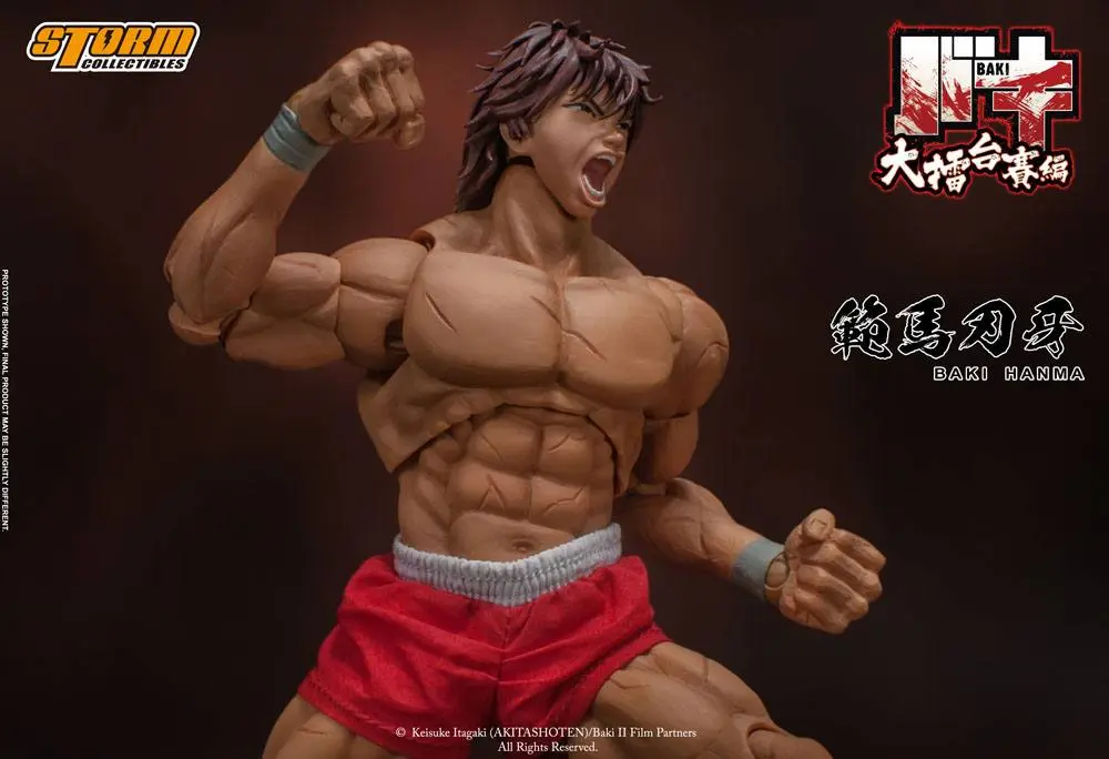 Baki 1/12 Baki Hanma akciófigura 18 cm termékfotó