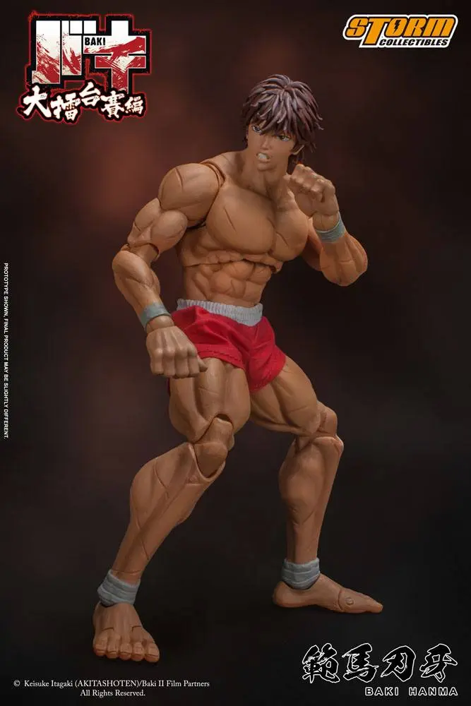 Baki 1/12 Baki Hanma akciófigura 18 cm termékfotó