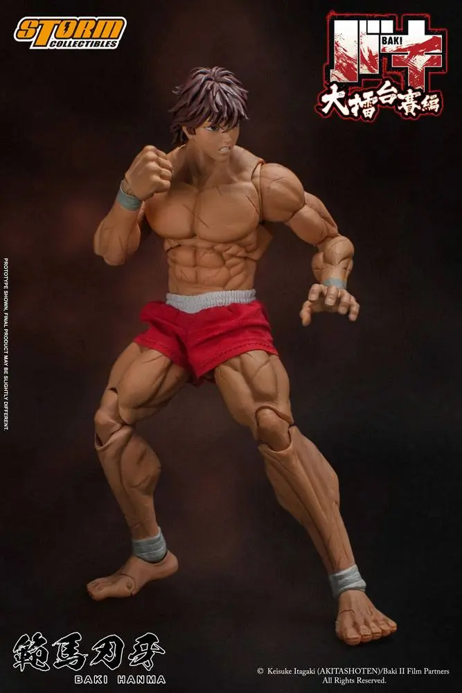 Baki 1/12 Baki Hanma akciófigura 18 cm termékfotó