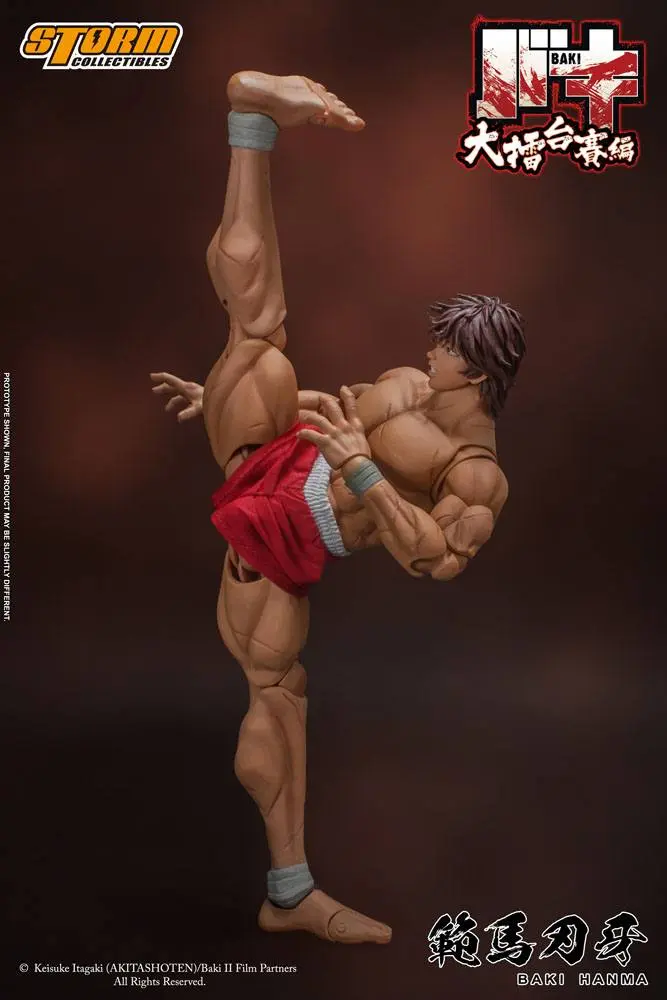 Baki 1/12 Baki Hanma akciófigura 18 cm termékfotó