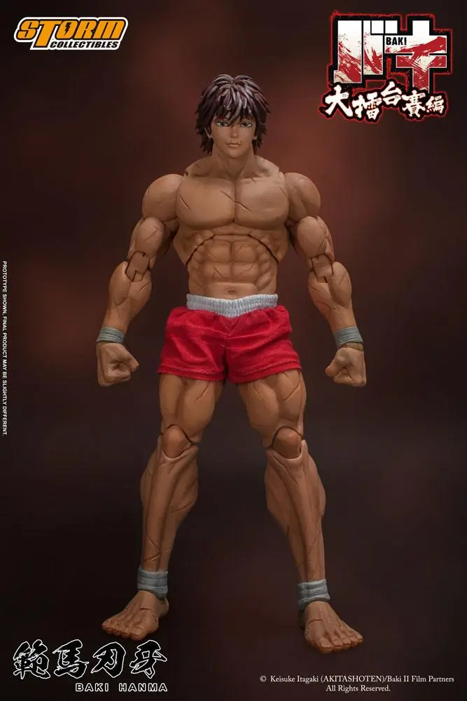 Baki 1/12 Baki Hanma akciófigura 18 cm termékfotó