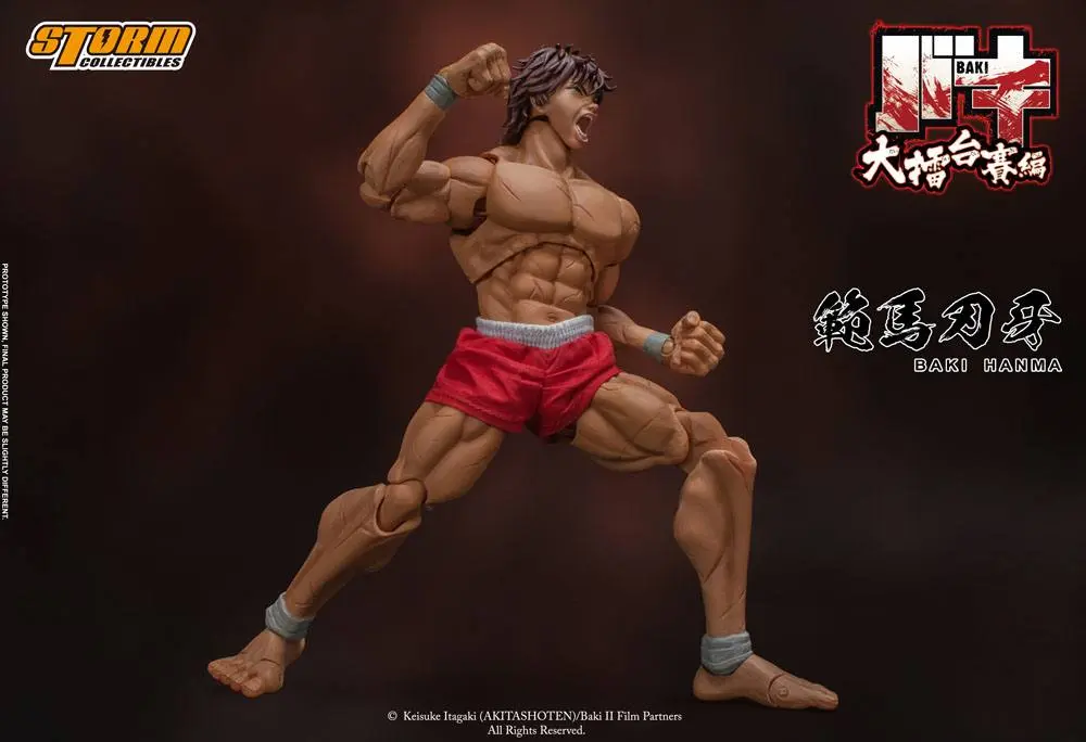 Baki 1/12 Baki Hanma akciófigura 18 cm termékfotó