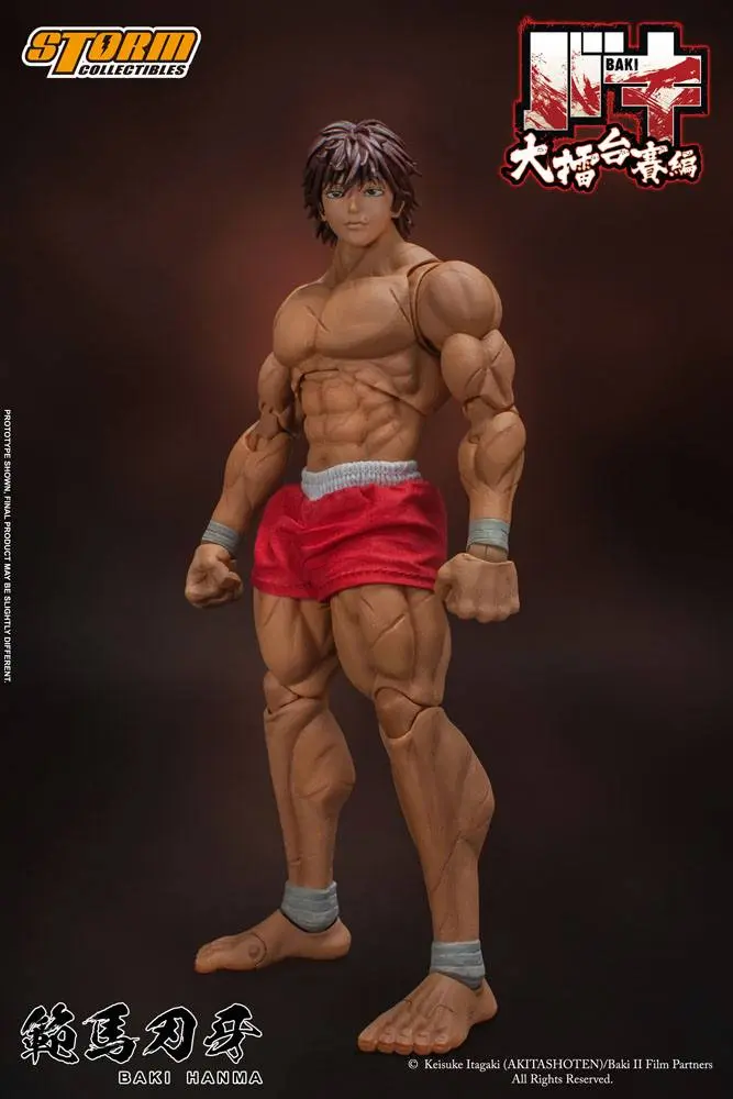 Baki 1/12 Baki Hanma akciófigura 18 cm termékfotó