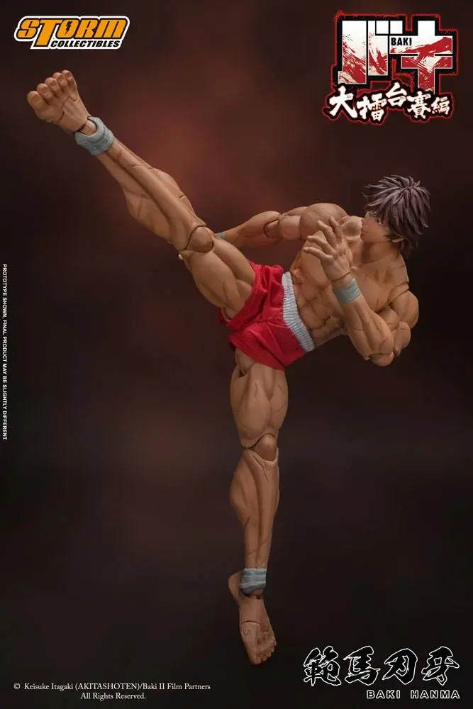 Baki 1/12 Baki Hanma akciófigura 18 cm termékfotó