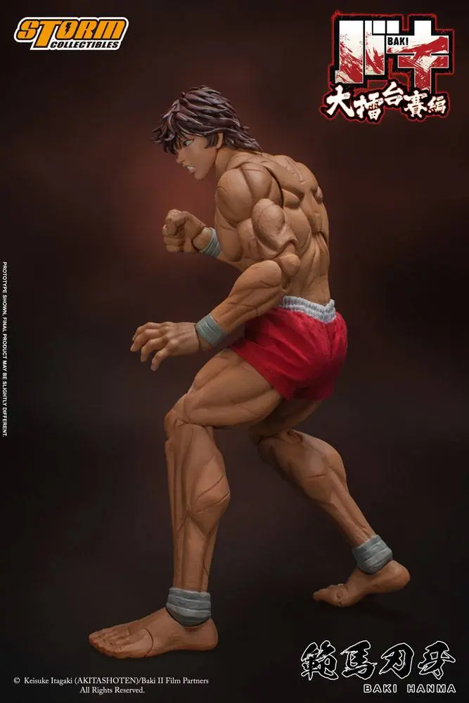 Baki 1/12 Baki Hanma akciófigura 18 cm termékfotó
