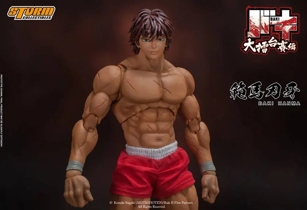Baki 1/12 Baki Hanma akciófigura 18 cm termékfotó