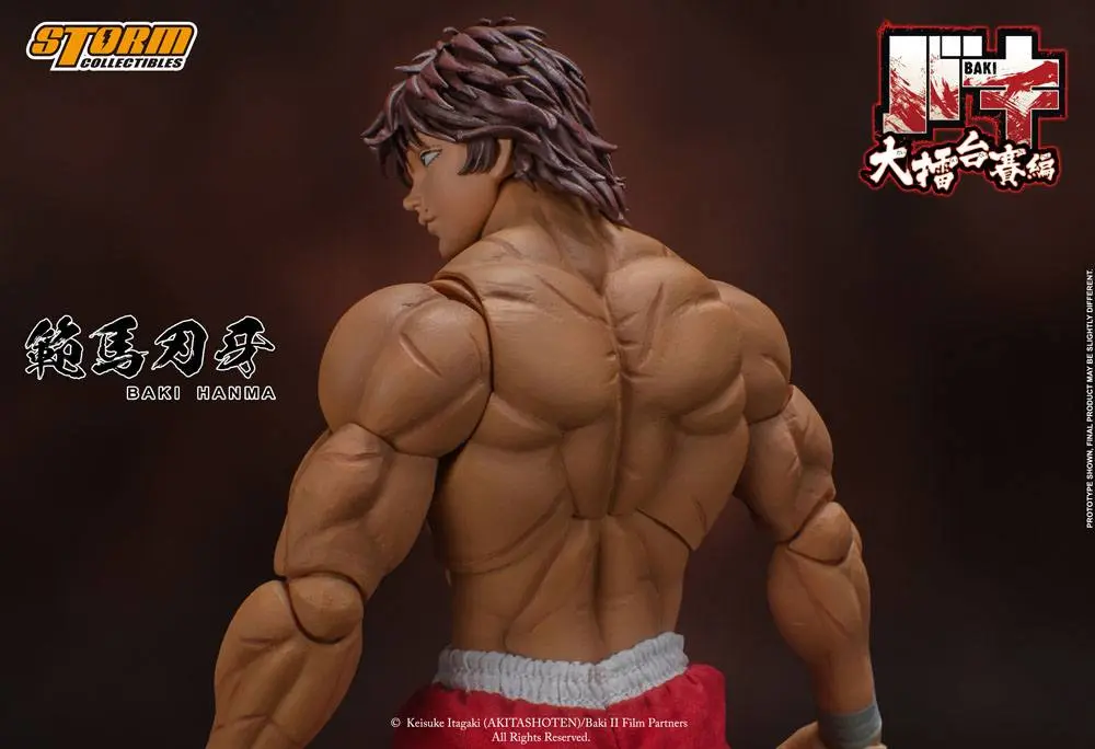 Baki 1/12 Baki Hanma akciófigura 18 cm termékfotó