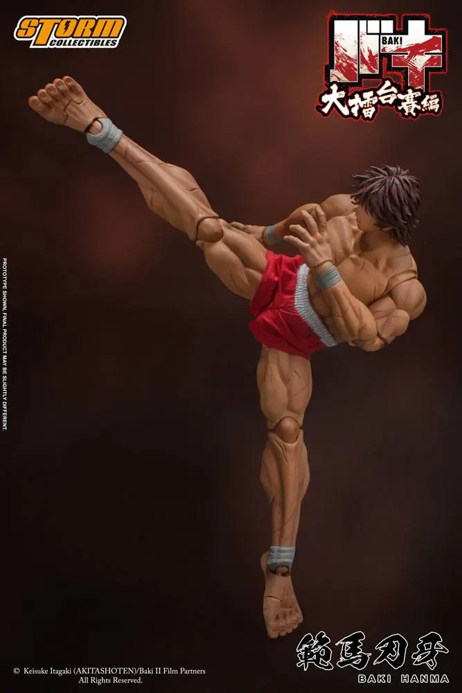 Baki 1/12 Baki Hanma akciófigura 18 cm termékfotó
