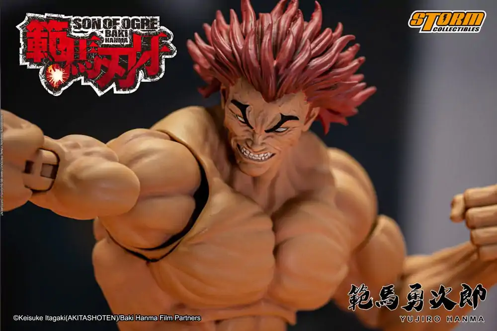 Baki 1/12 Yujiro Hanma akciófigura 18 cm termékfotó