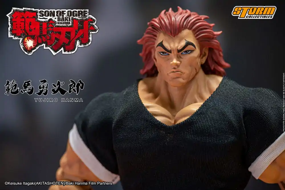 Baki 1/12 Yujiro Hanma akciófigura 18 cm termékfotó