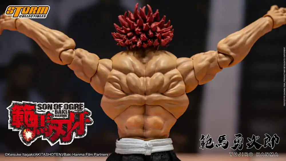 Baki 1/12 Yujiro Hanma akciófigura 18 cm termékfotó