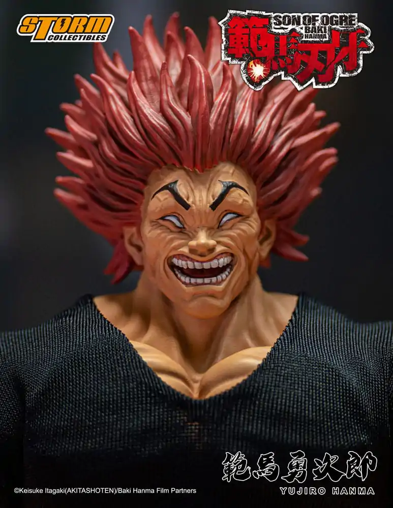 Baki 1/12 Yujiro Hanma akciófigura 18 cm termékfotó