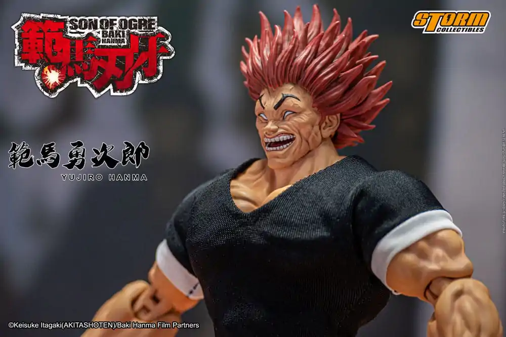 Baki 1/12 Yujiro Hanma akciófigura 18 cm termékfotó