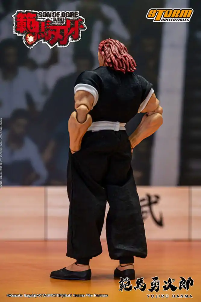 Baki 1/12 Yujiro Hanma akciófigura 18 cm termékfotó