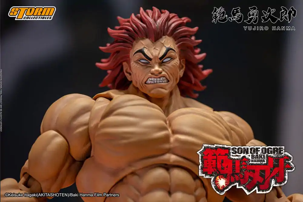 Baki 1/12 Yujiro Hanma akciófigura 18 cm termékfotó