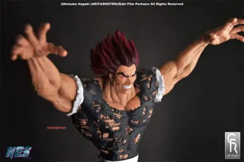 Baki 1/6 Yujiro Hanma szobor figura 37 cm termékfotó