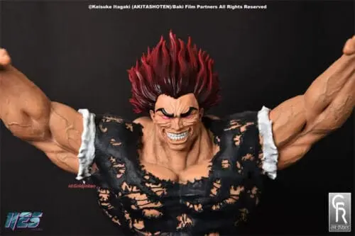 Baki 1/6 Yujiro Hanma szobor figura 37 cm termékfotó