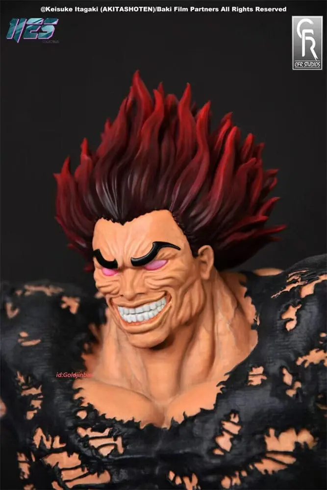 Baki 1/6 Yujiro Hanma szobor figura 37 cm termékfotó