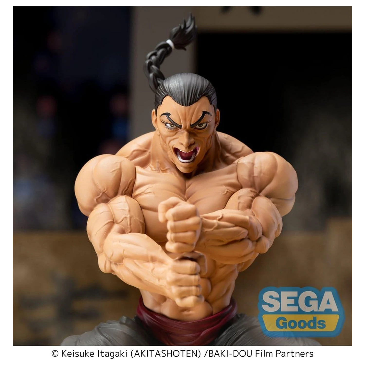 Baki-Dou Luminasta Kaioh Retsu PVC figura 15 cm termékfotó