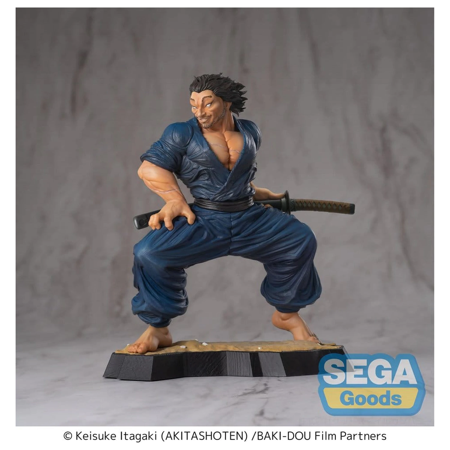 Baki-Dou Luminasta Musashi Miyamoto PVC figura 17 cm termékfotó