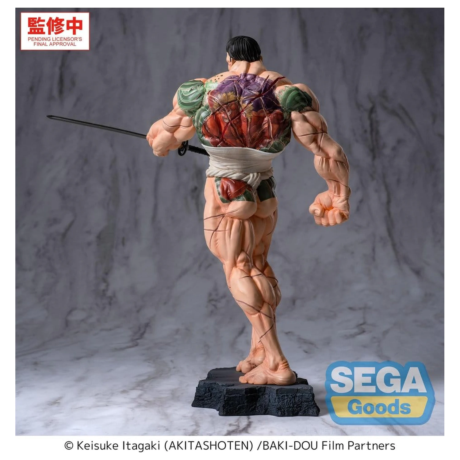 Baki-Dou Luminasta PVC figura Kaoru Hanayama 23 cm termékfotó