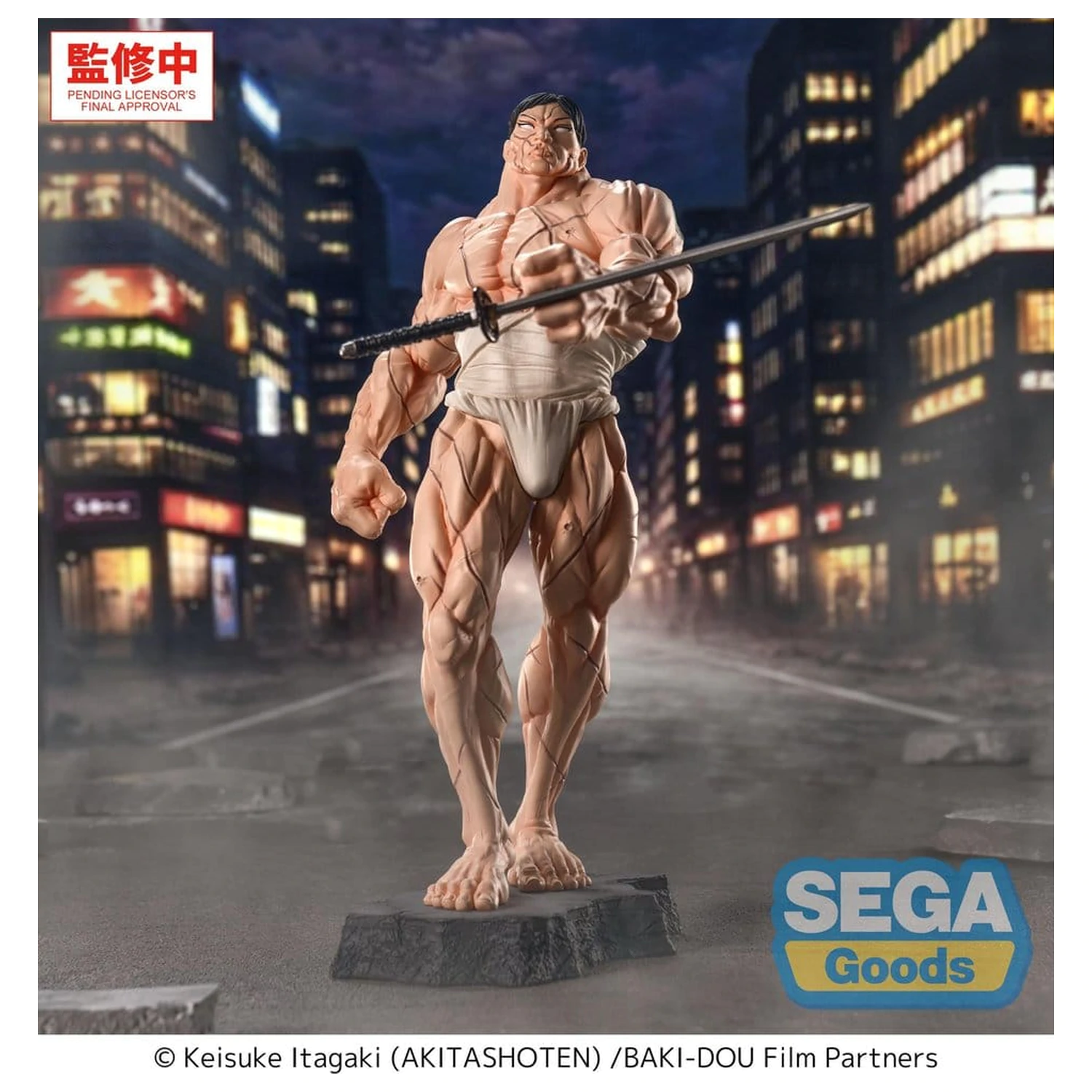 Baki-Dou Luminasta PVC figura Kaoru Hanayama 23 cm termékfotó