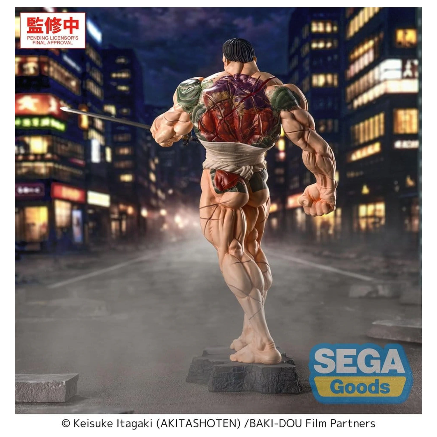 Baki-Dou Luminasta PVC figura Kaoru Hanayama 23 cm termékfotó
