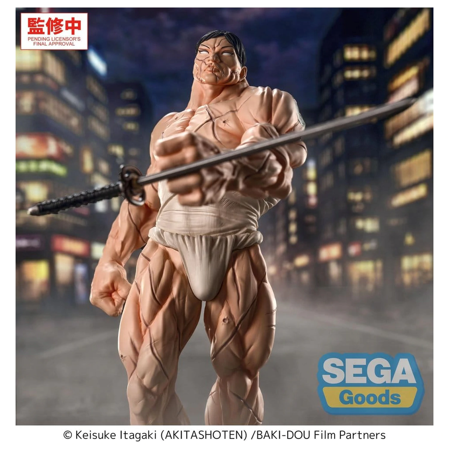 Baki-Dou Luminasta PVC figura Kaoru Hanayama 23 cm termékfotó