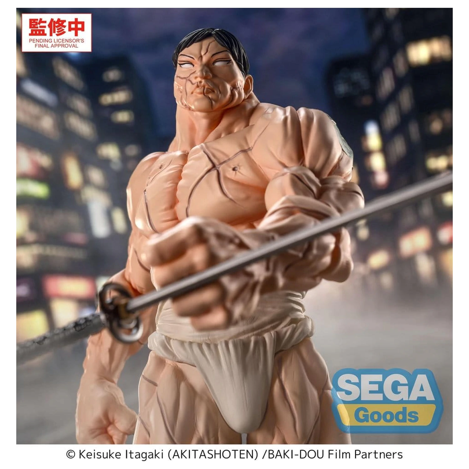 Baki-Dou Luminasta PVC figura Kaoru Hanayama 23 cm termékfotó