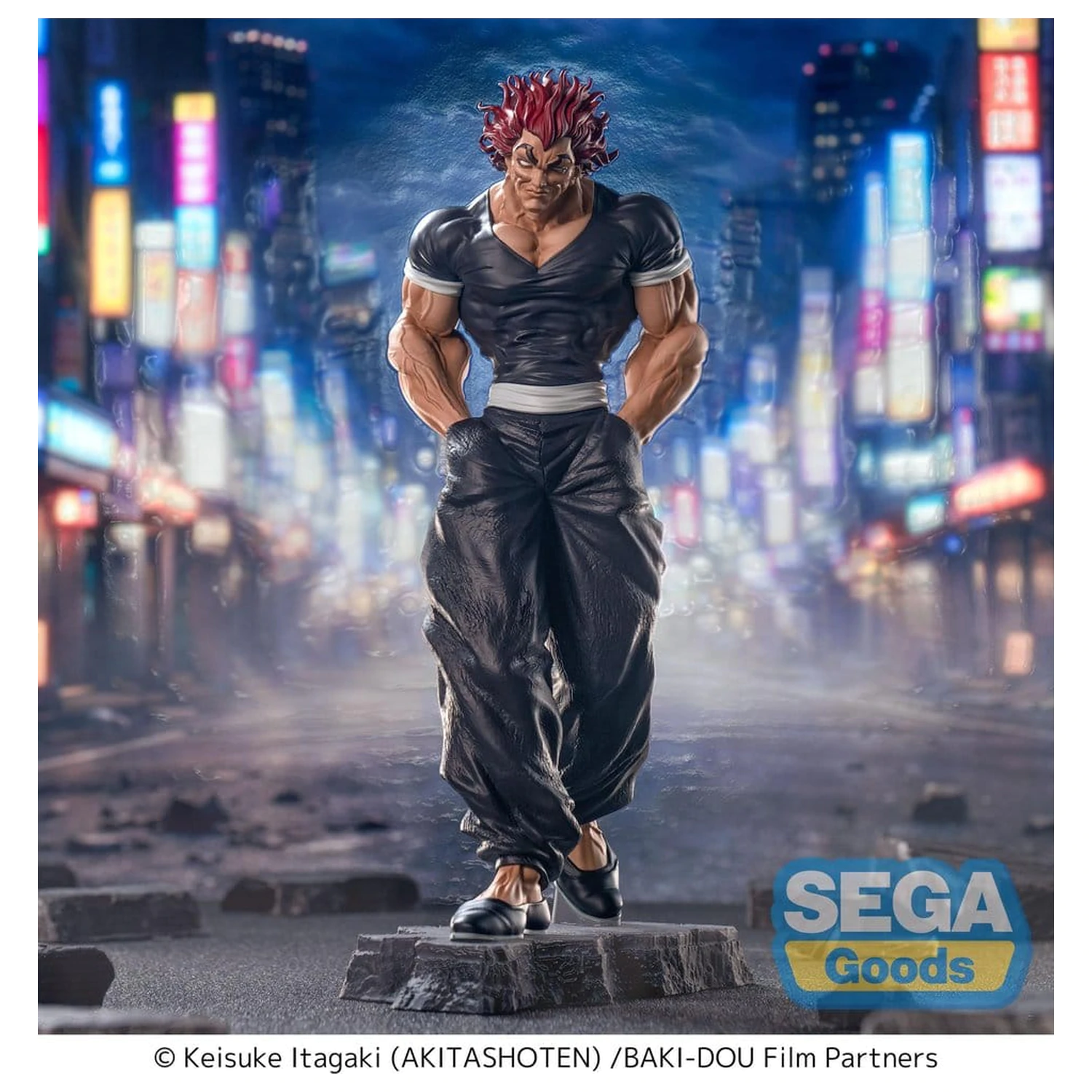Baki-Dou Luminasta Yujiro Hanma PVC figura 25 cm termékfotó