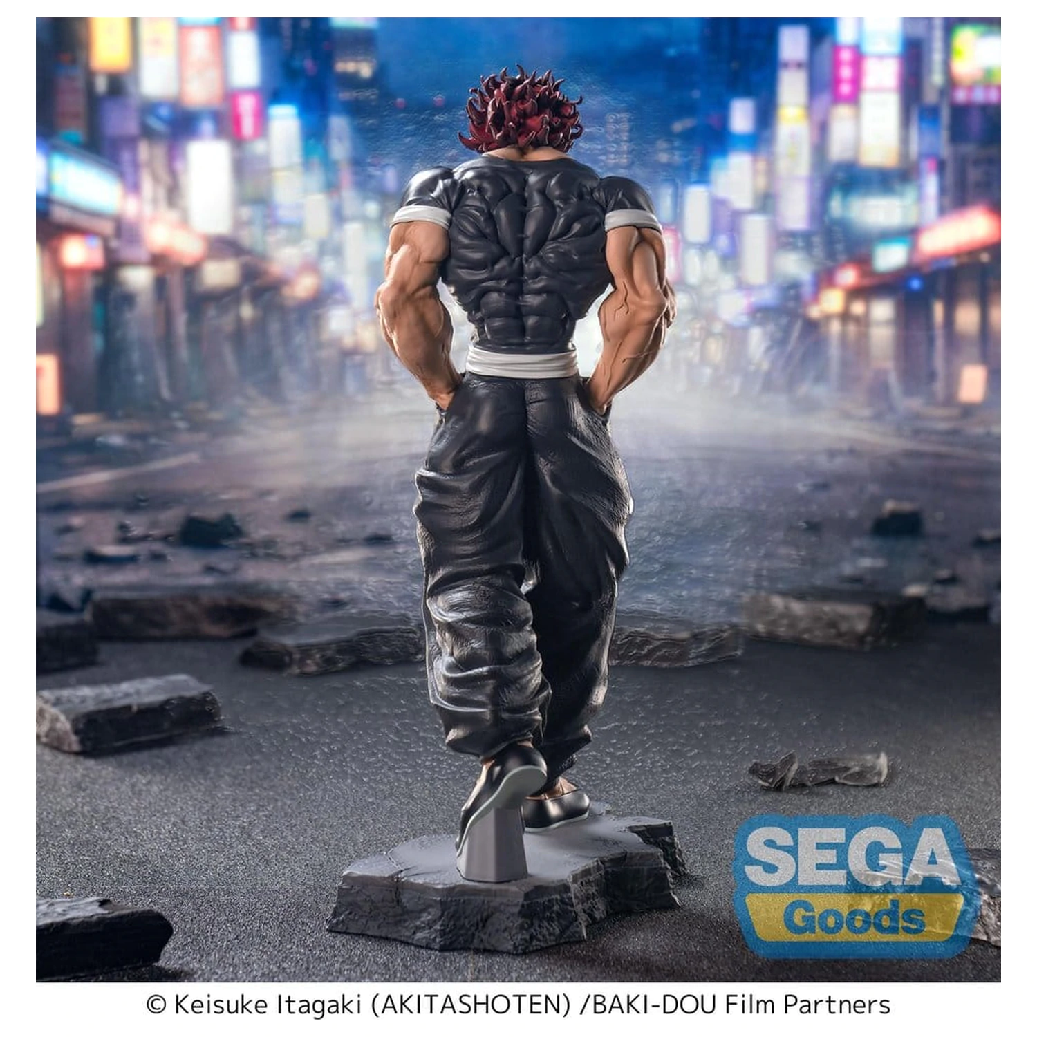 Baki-Dou Luminasta Yujiro Hanma PVC figura 25 cm termékfotó