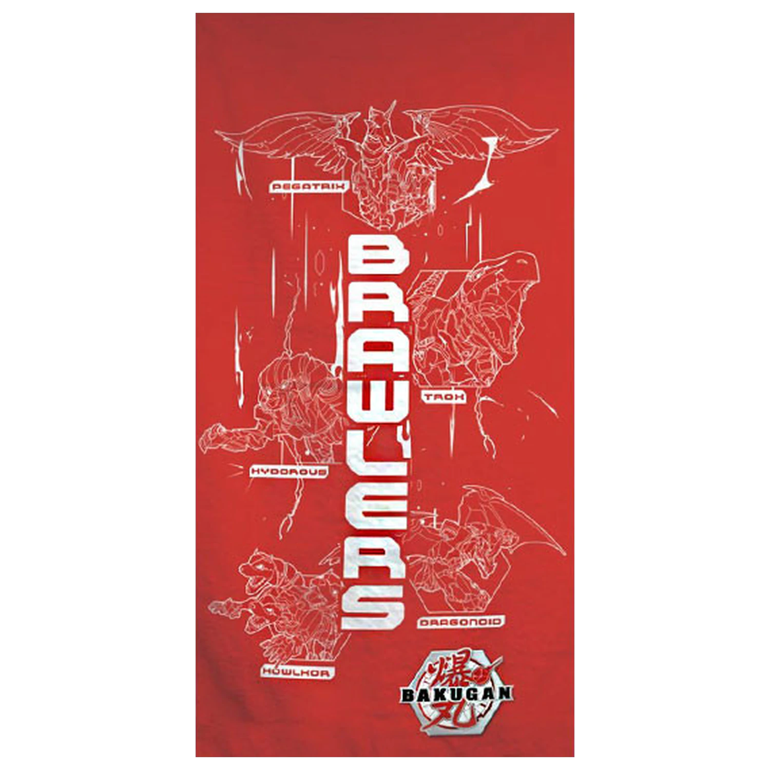 Bakugan Red Strike törölköző  termékfotó