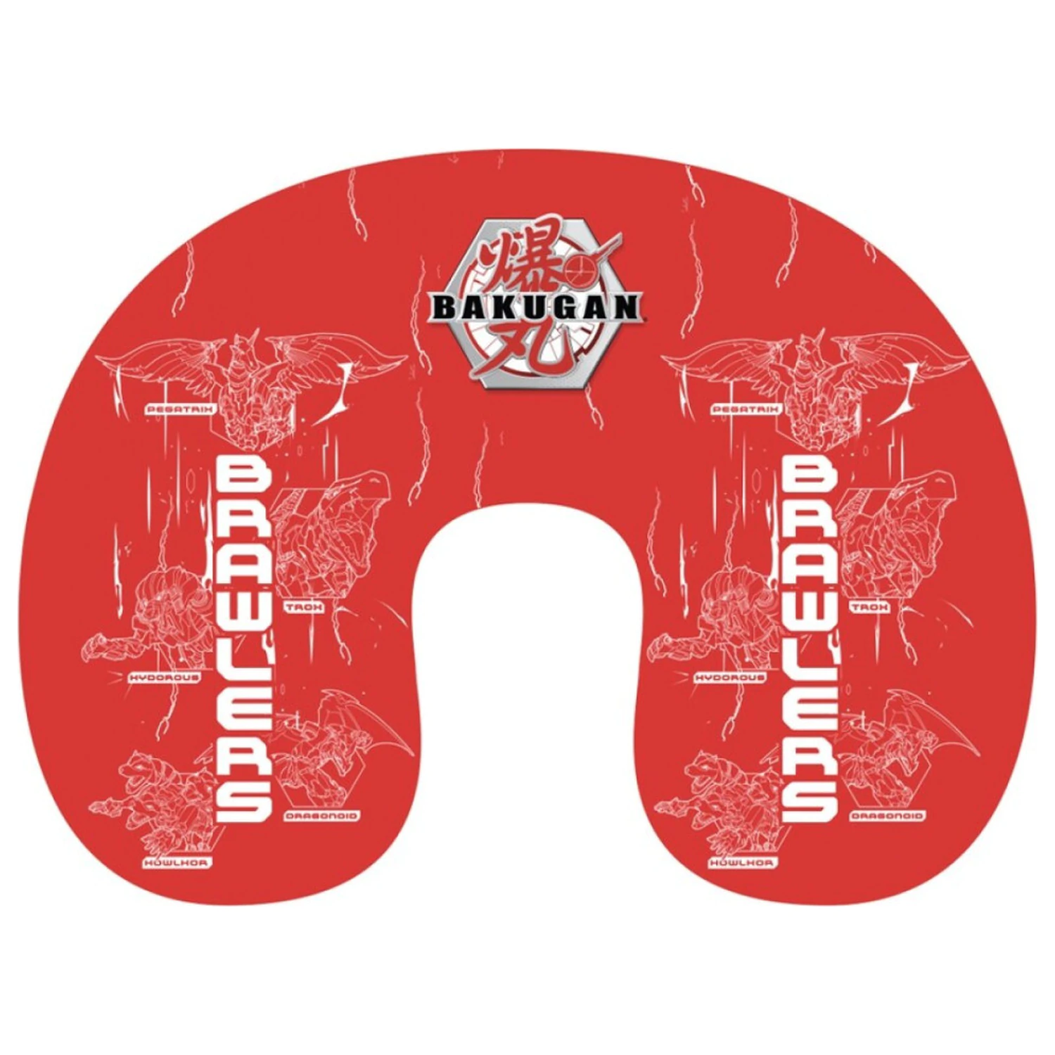Bakugan Red Strike utazópárna, nyakpárna termékfotó