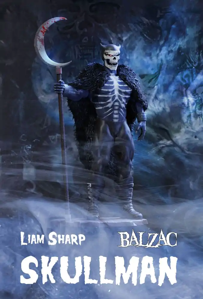 Balzac/Liam Sharp 1/12 Barbarian Skullman gyanta szobor figura 17 cm termékfotó