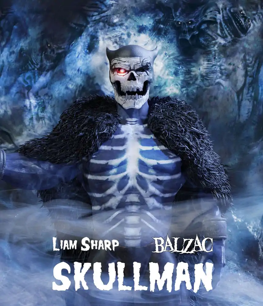 Balzac/Liam Sharp 1/12 Barbarian Skullman gyanta szobor figura 17 cm termékfotó