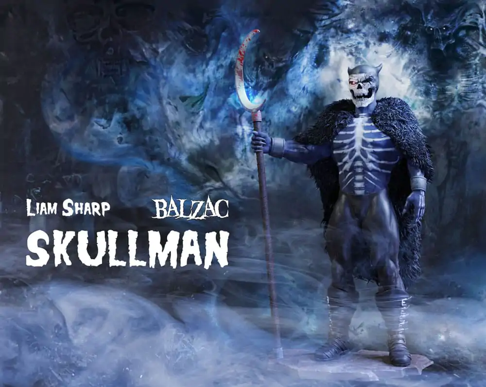 Balzac/Liam Sharp 1/12 Barbarian Skullman gyanta szobor figura 17 cm termékfotó