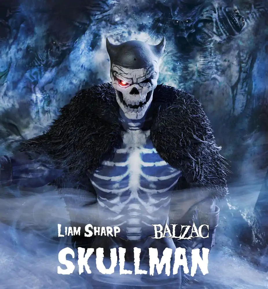 Balzac/Liam Sharp 1/12 Barbarian Skullman gyanta szobor figura 17 cm termékfotó