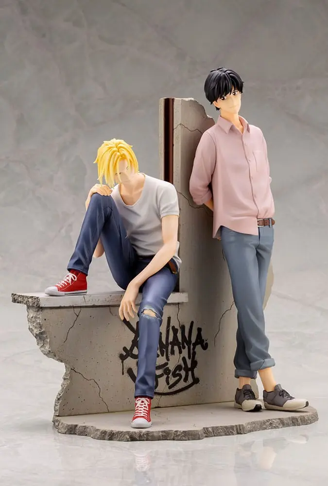 Banana Fish PVC ARTFXJ 1/8 Ash &amp; Eiji szobor figura 25 cm termékfotó