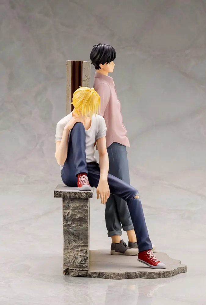 Banana Fish PVC ARTFXJ 1/8 Ash &amp; Eiji szobor figura 25 cm termékfotó