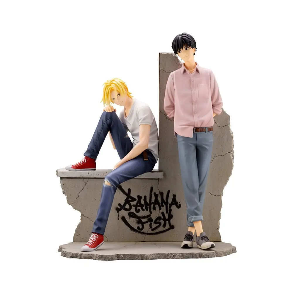 Banana Fish PVC ARTFXJ 1/8 Ash &amp; Eiji szobor figura 25 cm termékfotó