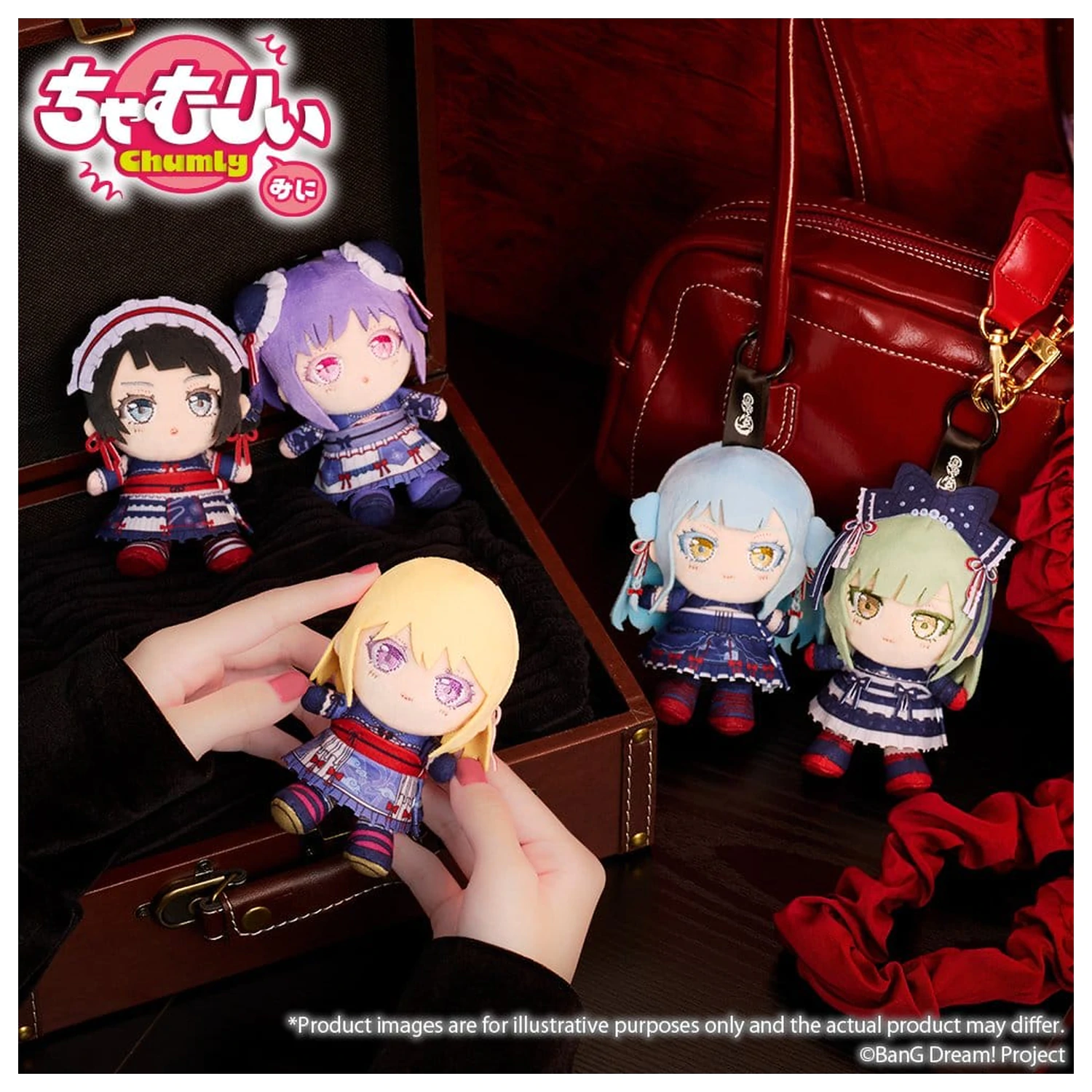 BanG Dream! Chamuri Mini plüss kulcstartó Ave Mujica Senbi Toryo Ver. Timoris 10 cm termékfotó