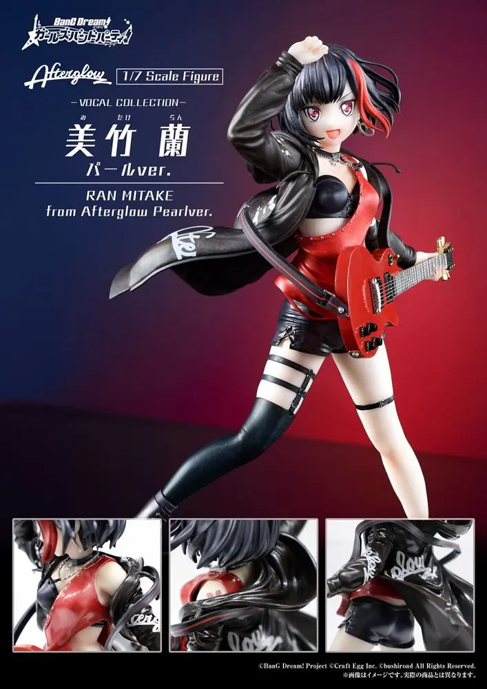 BanG Dream! Girls Band Party! Vocal Collection 1/7 Ran Mitake from Afterglow Overseas Limited Pearl Ver. PVC szobor figura 22 cm termékfotó