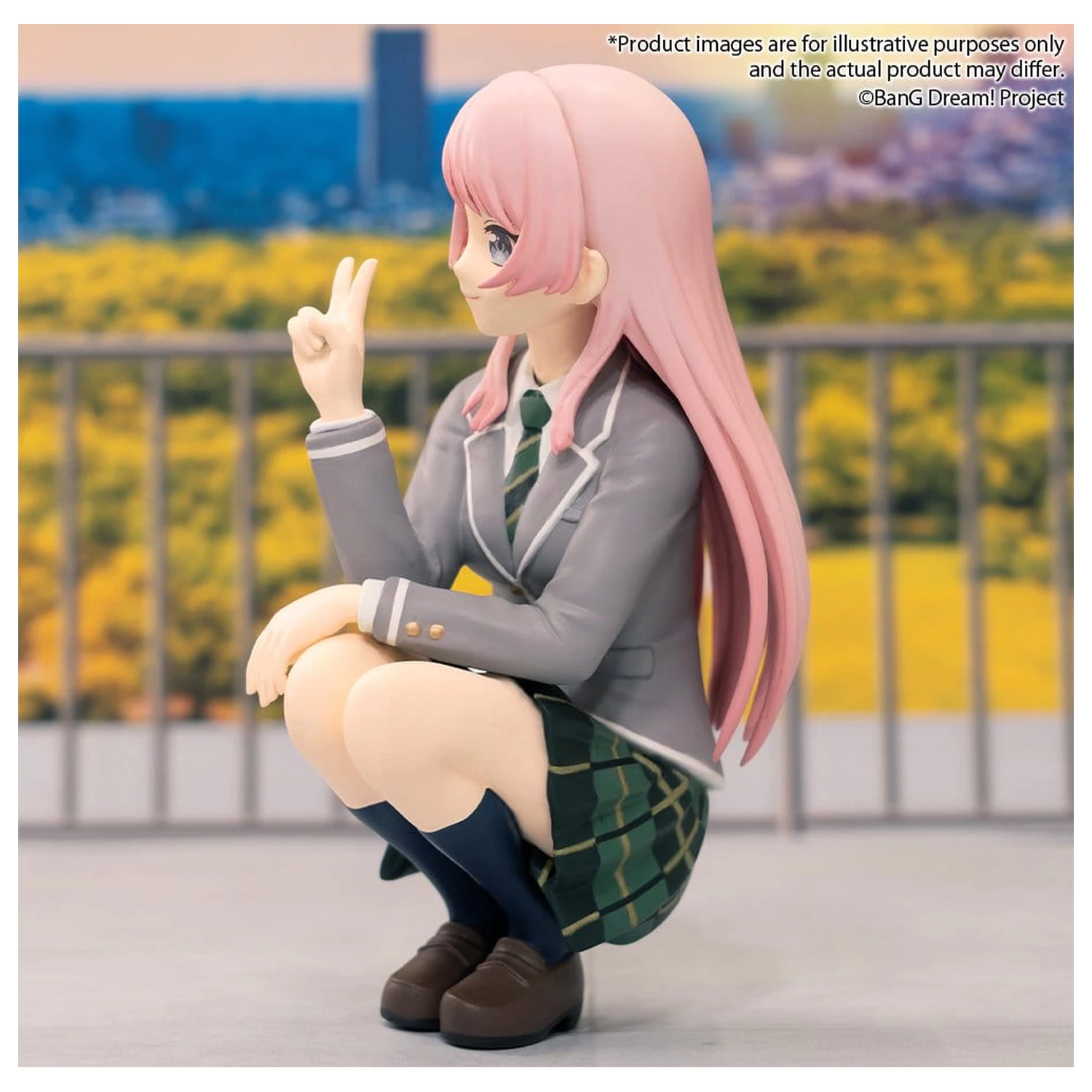 BanG Dream! My Go! Chihaya Anon Uniform Ver. PVC szobor figura 9 cm         termékfotó