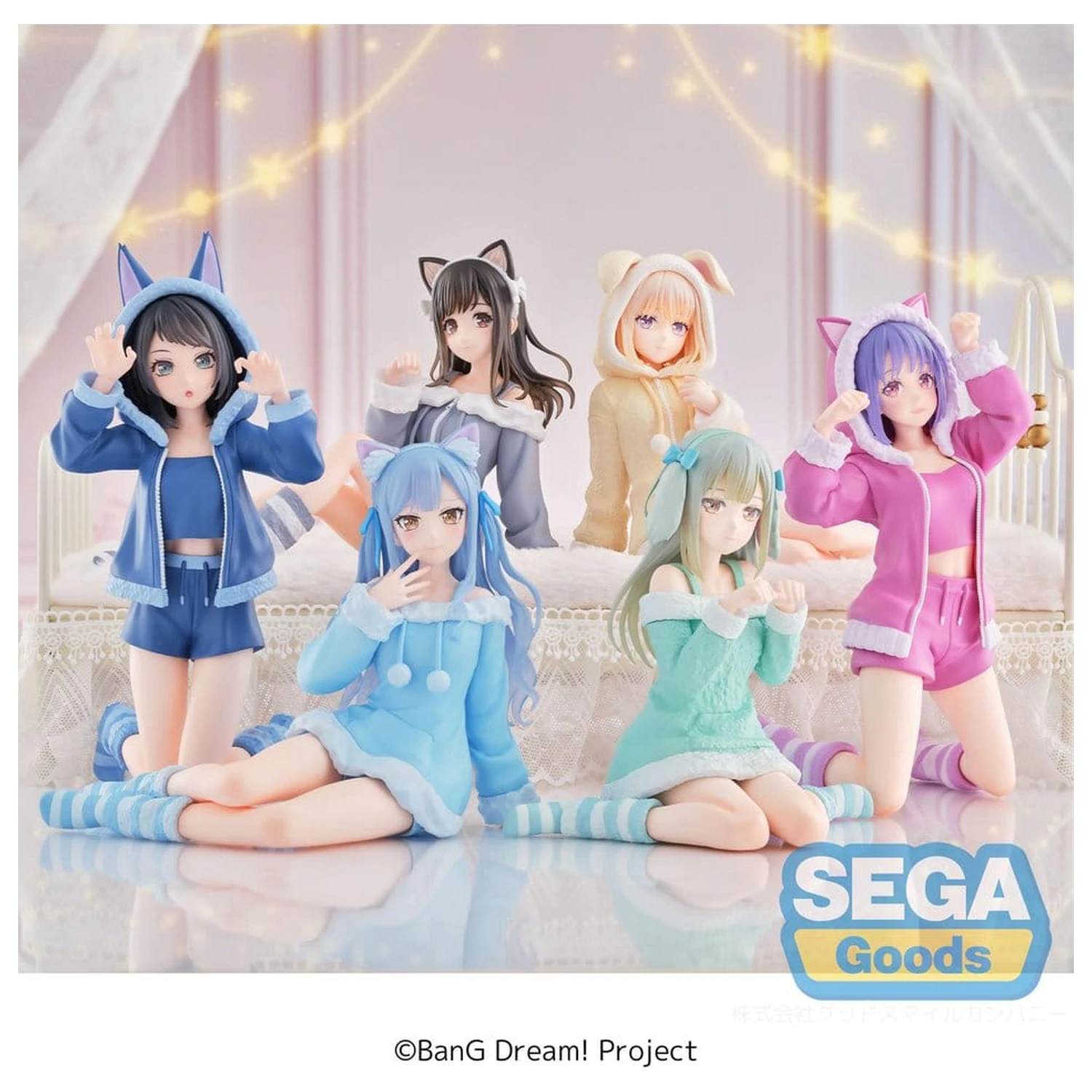 BanG Dream! Yumemirize PVC figura Uika Misumi Pajama Party! 9 cm termékfotó